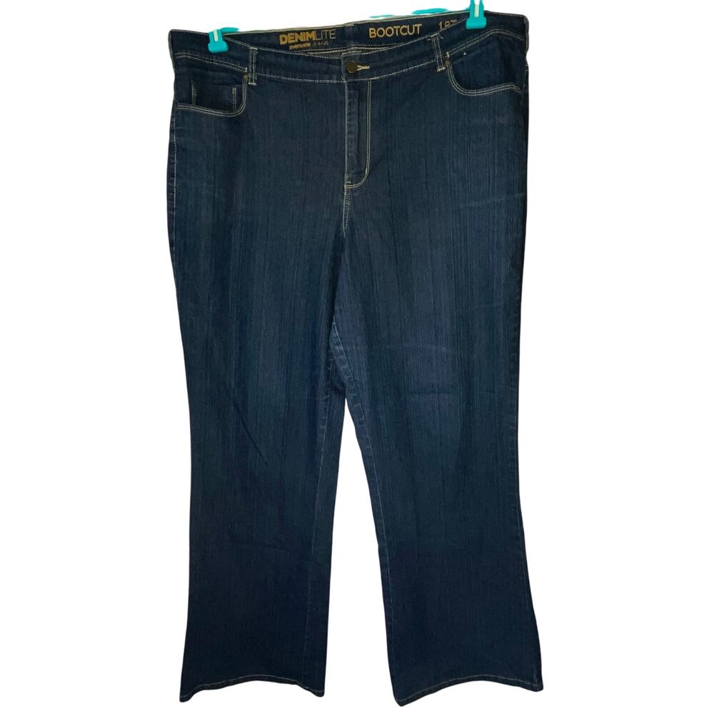 DenimLite Dark Wash Bootcut Jeans Size 18 Tall